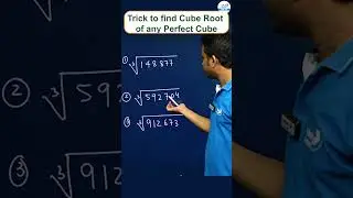 Trick to Find Cube Root of any Perfect Cube || #MathTricks #Shorts || @InfinityLearn_910