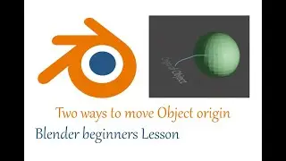 Blender 2.90.1 Two ways to move Object Origin