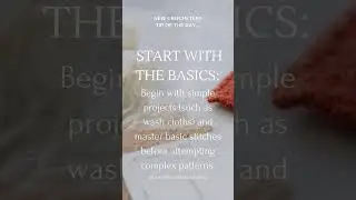 🧶 Beginners Crochet Tips 🧶 #crochet #beginnerscrochet #crochettips