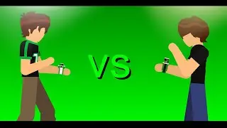Ben 10 alien Force vs Ben 10 omniverse in sticknodes #sticknodes#ben10 animation by [Stick man King]