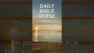 Isaiah 26:3 | Daily Bible Verse | #shorts