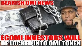 ECOMI OMI TOKEN COULD BE LOCKED IN EXCHANGES & VEVE APP... THIS IS BEARISH FOR SHORT TERM INVESTORS!