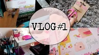 VLOG #1 Mini haul Action, scraproom + blabla scrap