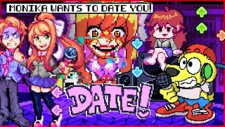 Friday Night Funkin but MONIKA WANTS TO DATE ME... FNF Mods #18