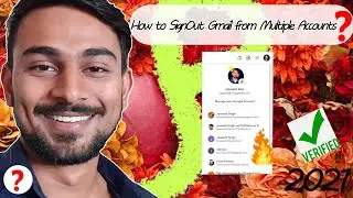 How To Sign Out Gmail Account from Multiple Accounts in PC | Easy Steps Tutorial || idk
