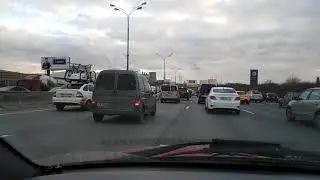 Пробка на МКАД. Москва. 27.03.19