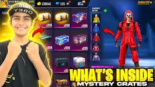 Opening Mystery Crates Gifted By Garena 🤯 Noob To Pro In 0 Diamond 💎 - Garena Free Fire