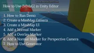 [Unity3D] How to Use [MiniMap and Generator]