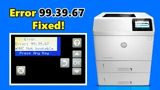 Fix HP LaserJet Enterprise M605 Error 99.39.67 – eMMC Not Bootable | Step-by-Step Tutorial