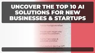 Uncover the top 10 AI solutions in sales for new businesses & startups.