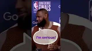 Don't talk to Lebron until he's had his coffee