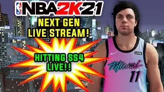 HITTING SS4 LIVE! NBA 2K21 Next Gen 2-Way Inside-Out Playmaker Best Center Build - Rec Grinds!