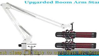 For Hyperx Quadcast White Boom Arm, Boom Scissor Arm For Hyperx Quadcast S, Professional Adjustable