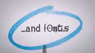 Cool Scribble Typography Intro Video (With Left Lower Third)