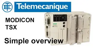 Telemecanique / Schneider Modicon TSX Micro PLC Simple overview (No explanation / No Programming)
