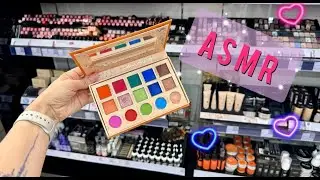 АСМР в магазине ЛЭТУАЛЬ, обзор стендов с косметикой, близкий шепот/ ASMR shopping
