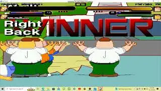 Sandal M.U.G.E.N Request 83: Homer Simpson (x4) vs Peter Griffin (x4)