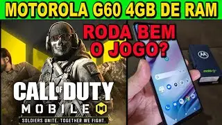 Call of duty mobile no Motorola G60 4GB (Rodando com configuração gráficas no muito alto)