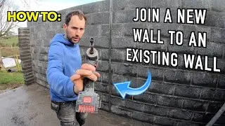 How to join a new wall to an existing wall
