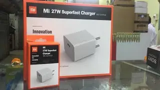 MI CAHRGER BRICK 27 WATTS ONE HAND UNBOXING AND REVIEW