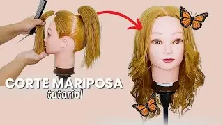 Corte Mariposa - DIY Butterfly Haircut 🦋 [ HAZLO TU MISMA ]🦋
