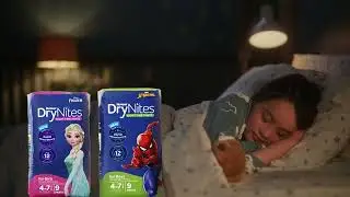 New DryNites® Night Time Pants - with rapid absorbency