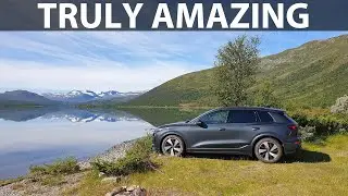 How far can Audi Q6 e-tron quattro go if we obey the speed limits?