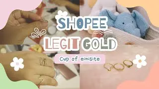 Mura at legit na gold sa shopee #shopeefinds #gold #unboxing