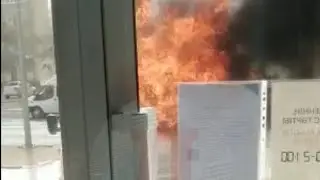 Газель сгорела