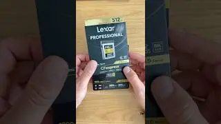 Estrenando nuevas tarjetas serie Gold de Lexar 😎 #lexar