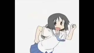 Nano Shinonome dancing to the Nichijou soundtrack