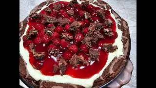 no bake black forest cheesecake