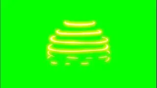 Shock wave move green screen effect