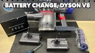 Poor runtime on your cordless Dyson v8? Here's how to change the battery👍