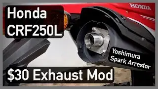 2020 CRF250L - Exhaust Mod - Yoshimura Spark Arrestor