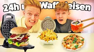 Eat everything from the waffle iron 24 hours a day 🍟🍔🍕 TipTapTube