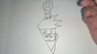 Dibujo fácil de Kakashi para principiantes | Dibujo paso a paso | Cómo dibujar a Kakashi Hatake