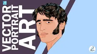 Affinity Designer 🎨 | Drawing Vector Portrait with Huion Kamvas 22