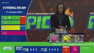 Evening SC Lottery Results: Jan. 17, 2024