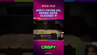 Bar had NEVER cleaned their fryer before 🤢🤢 