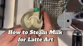 How to Steam Milk for Latte Art ☕✨ (Barista Guide)
