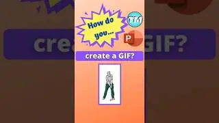 How to Create an Animated GIF in PowerPoint | PowerPoint Tips and Tricks #Shorts