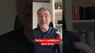 Come fare quando si ha poca saliva e gola secca quando si parla in pubblico