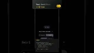 🎈 Floating Balloon Text Effect in Flutter | Magical Swirl Animation