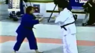 Barefoot heavyweight judo womens +78 kg