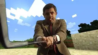Mr Bean in Minecraft