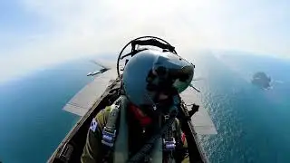 South Korean F-15K Slam Eagles in flight