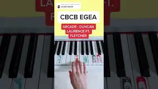 Arcade - Duncan Laurence ft. FLETCHER (Piano Tutorial) 
