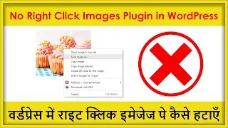 How to disable right click on images in WordPress (Hindi/Urdu)