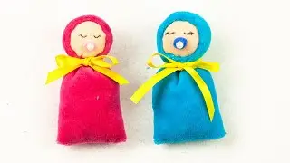 Baby doll | Adorable little doll made of velor fabric